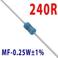 Резистор 240 Om 0,25W ±1%