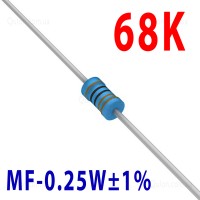 Резистор 68 kOm 0,25W ±1%