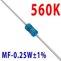 Резистор 560 kOm 0,25W ±1%