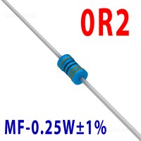 Резистор 0,2 Om 0,25W ±1%