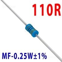 Резистор 110 Om 0,25W ±1%