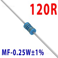 Резистор 120 Om 0,25W ±1%